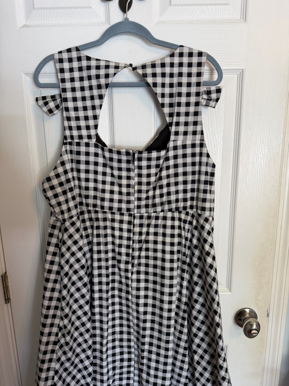Torrid Retri Chic Black and White Gingham Dress Pinup - Picture 2 of 6